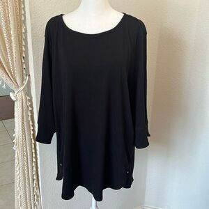Liz Claiborne V-Neck Sweater Top - Size XXL